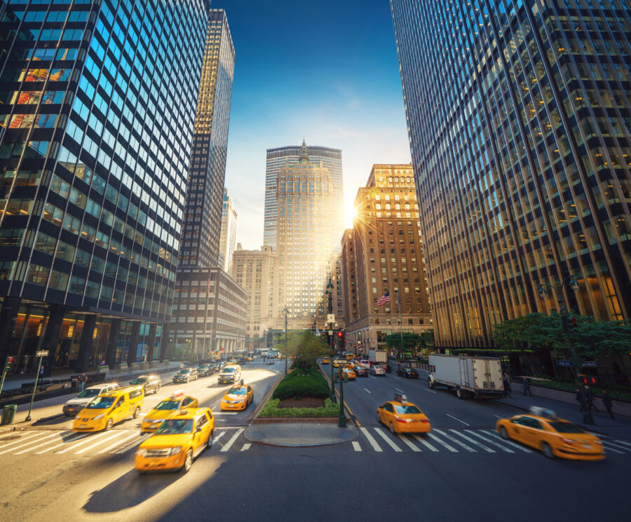 277 Park Avenue, Grand Central Station and the Met Life building, New York City