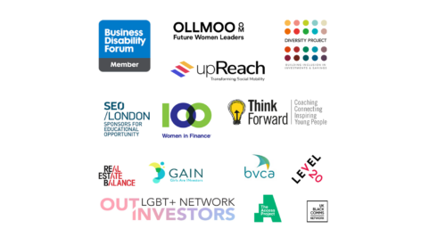 ICG diversity, equity and inclusion industry partners' logos